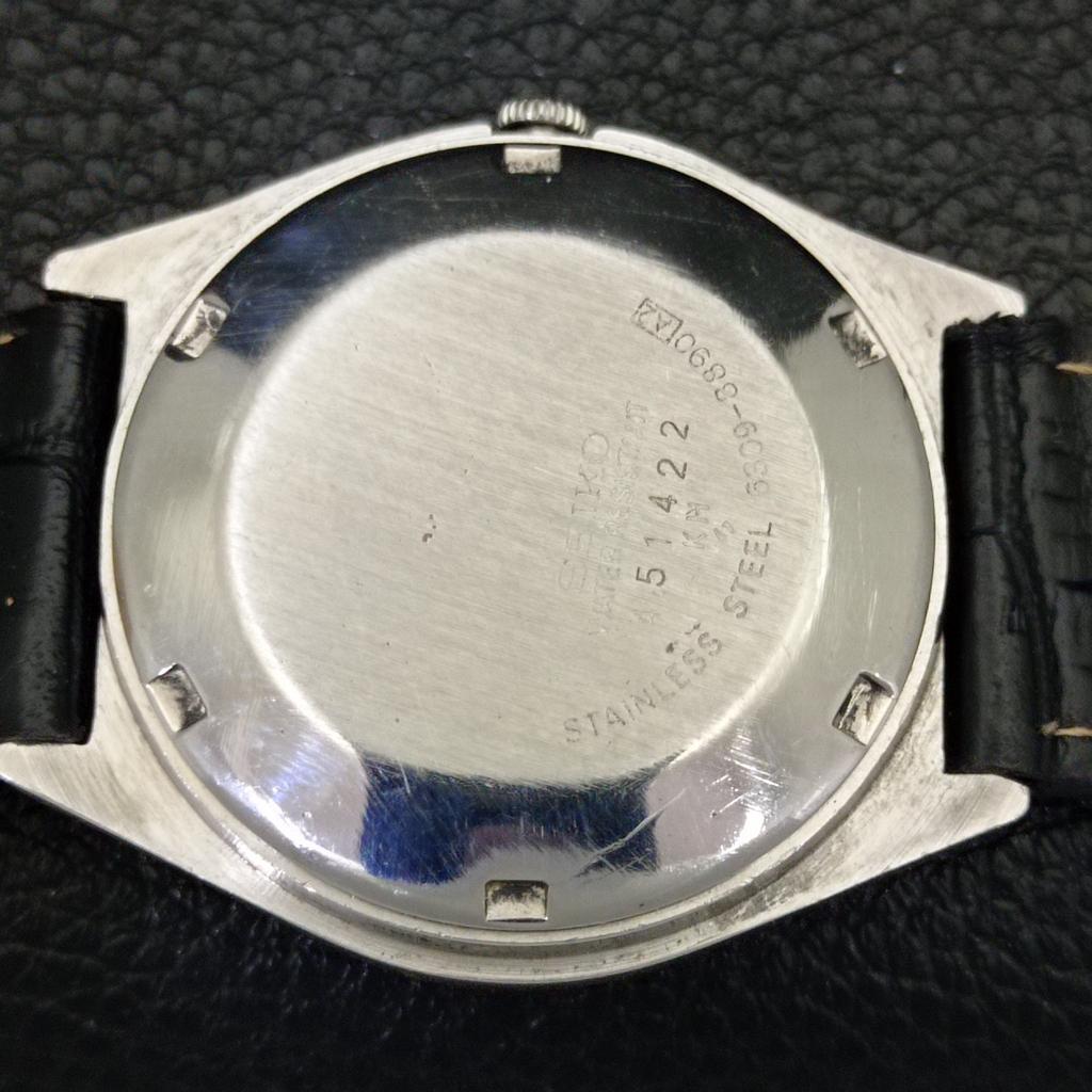 Seiko 5 AUTOMATIC 6309A VINTAGE JAPAN MENS GREEN COLOR DIAL WATCH A701908-5 R207-a701908