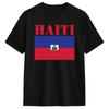 Unisexs TShirt Haitian Flag Love Haiti Awesome Cotton Tee Shirt Short Sleeve  T Shirt Crew Neck Clothes Unique