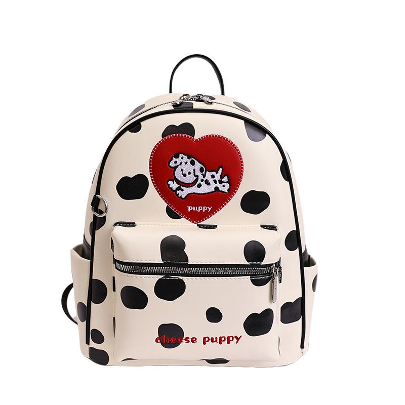 Schoolbag Korean original design cute Dalmatians backpack women 1011 new large-capacity student schoolbag commuter backpack