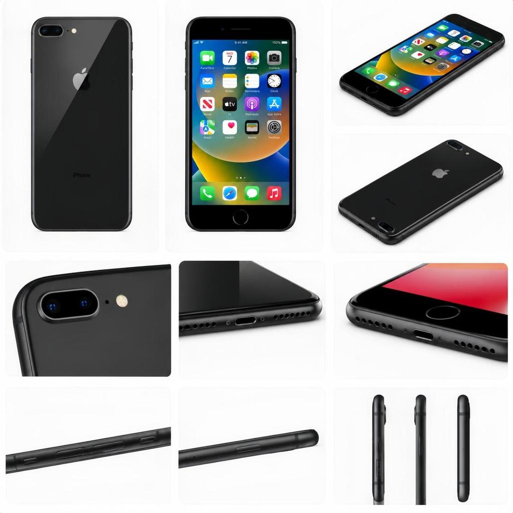 Refurbished Apple iPhone 8 Plus 3GB RAM 64GB ROM 4G LTE Unlocked iOS Smartphone With Single SIM
