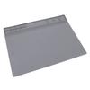 Heat Insulation Silicone Work Mat Multifunctional Non Slip 932 Degrees F High Temperature Proof Repair Work Mat for