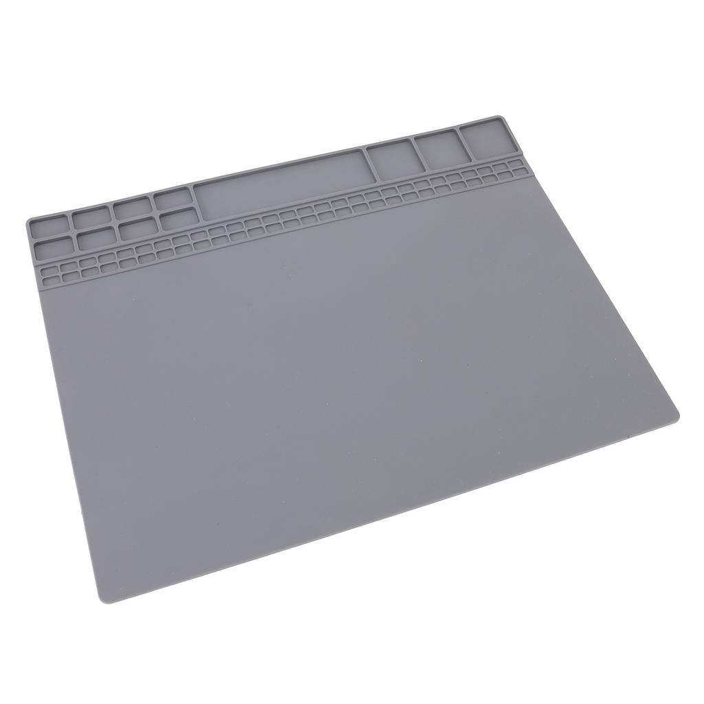 Heat Insulation Silicone Work Mat Multifunctional Non Slip 932 Degrees F High Temperature Proof Repair Work Mat for