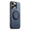 360° Bracket Magnetic Fabric Denim Pattern Phone Case for IPhone 16 Pro Max 15 Plus 14 13 12 Stand Ring Holder Protective Cover