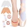 Satin Girls Ballerina Ballet Pointe Shoes Child Adult Ballet Shoes with Ribbons Practice Ballerina Shoes