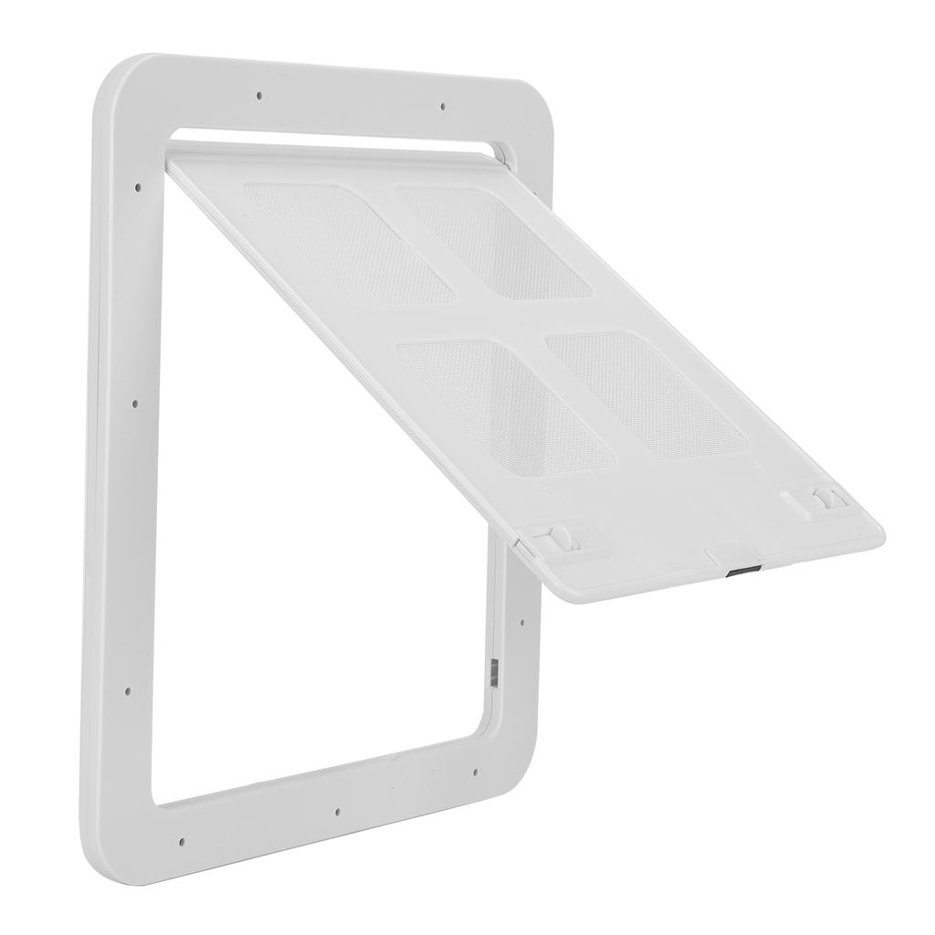 Pet Small Dog Cat Screen Door Sliding Screen with Magnetic Flap Supply Ventilationwhite Large
