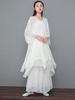 Women's Zen-Inspired Summer Hanfu Skirt - Retro Chinese Style