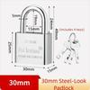 Small Lock Head Stainless Steel Padlock Stainless Steel Rust-proof Anti-theft Lock Anti-picking Anti-theft Anti Rust Lock