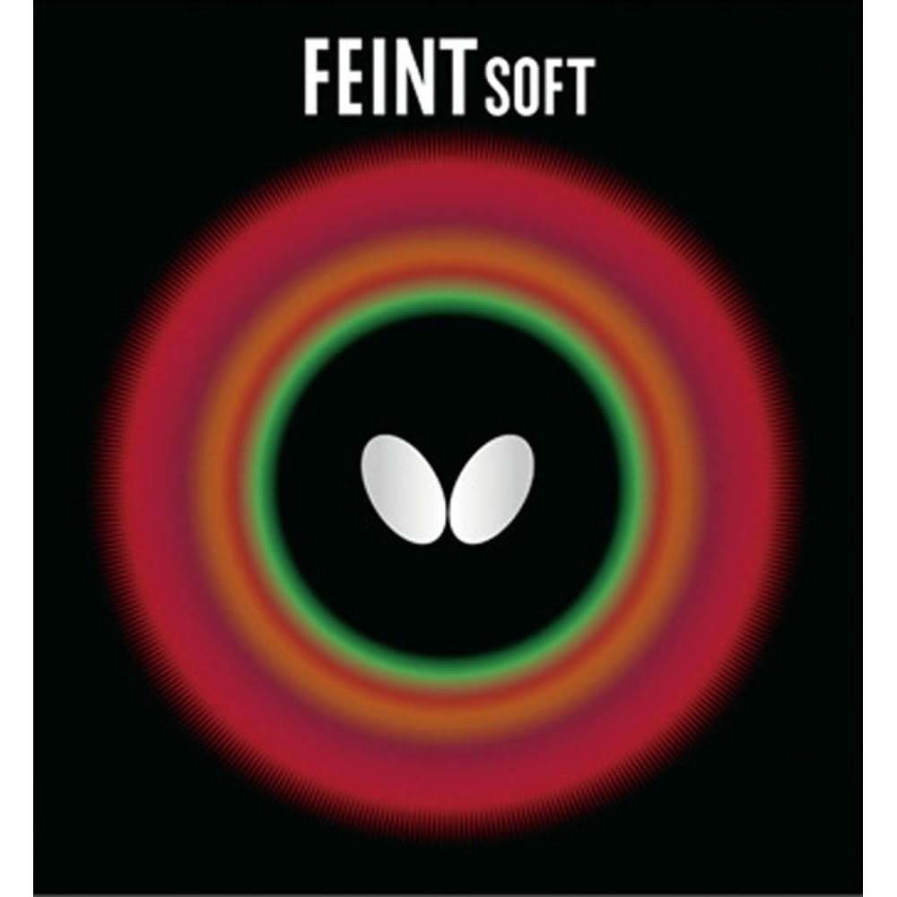Butterfly Feint Soft 00070 Red 006 GU Table Tennis Rubber 2.1mm Thickness
