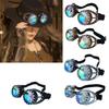 Kaleidoscope Goggles Steampunk Goggles Glasses Halloween Cosplay Party Costume Accessory Psychedelic Raves Goggles