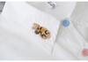 2026 Spring Plus Size Women's Cotton Long Sleeve Embroidered Shirt, Colorful Button Lapel Cardigan, Versatile Top 070