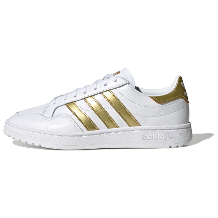 (WMNS) adidas Team Court White Gold Metallic Women s EF6058 EU 35⅔