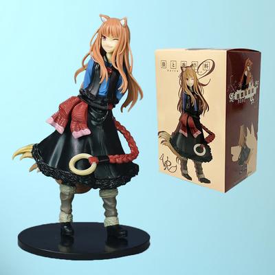17CM Anime Holo Figure Ookami To Koushinryou Merchant Meets the Wise Wolf Stand Model Toy Gift Collection PVC Aciton Figure