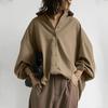 Fashion Women Shirts Elegant Long Sleeve Single Breasted Blouses Casual Turn-Down Collar Solid Shirt Female