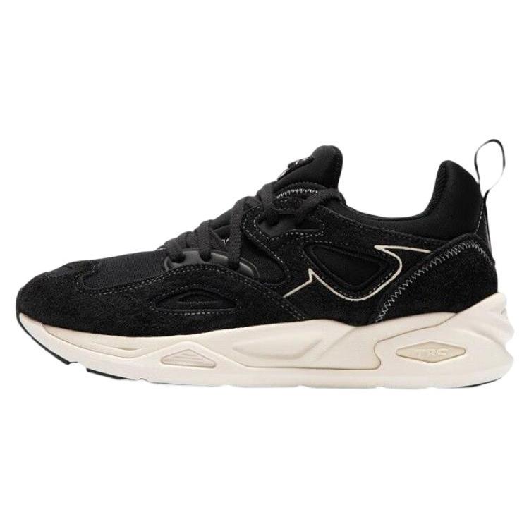 

New PUMA Trc Blaze Worn Out Sneakers Black White 390153-02 35.5
