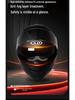 Smart Motorcycle Helmet with Flip-up Taillight for All-Season Off-road Riding