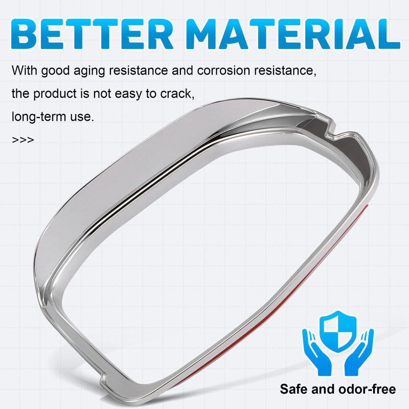 

Car Styling Rearview Mirror Eyebrow Cover Trim Rain Shade Cover For Honda HRV HR-V XRV XR-V Chrome