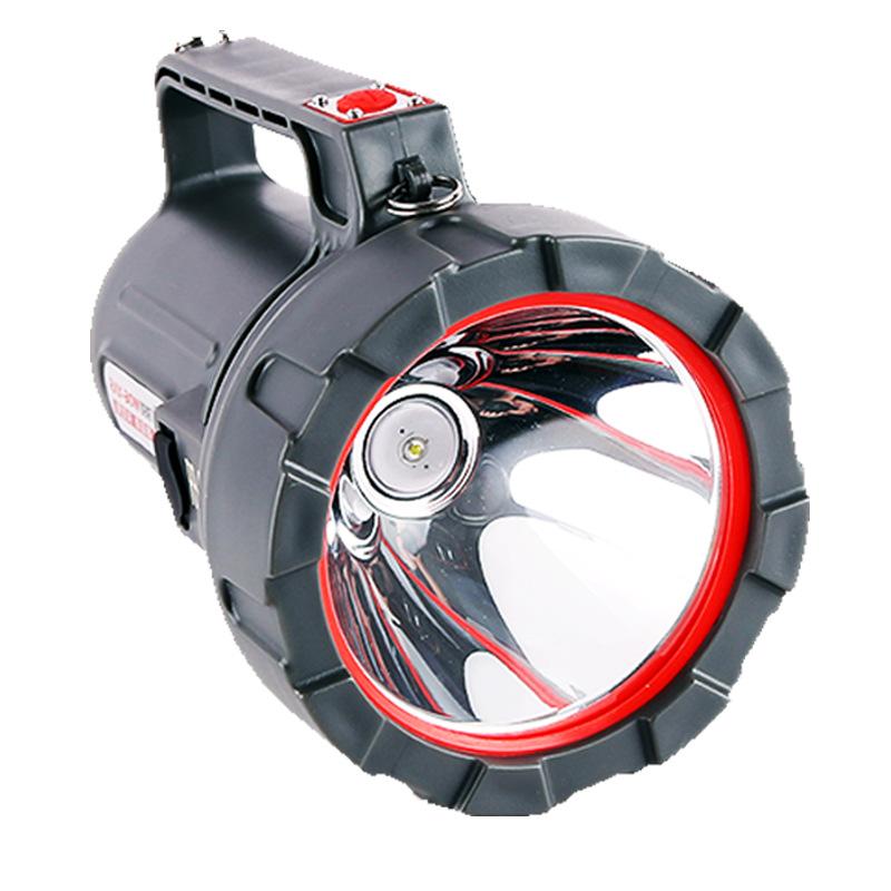 

Освещение фонарик сильный свет перезаряжаемый уличный супер яркий многофункциональный водонепроницаемый дистанционный портативный светодиодный прожектор чёрный