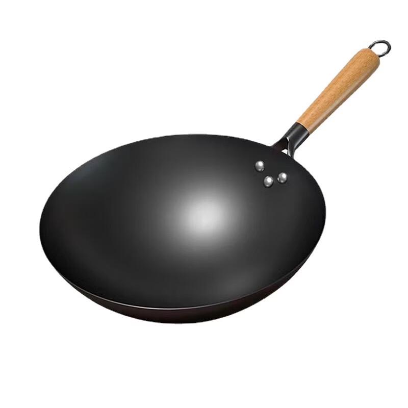 Zhishe 32cm Zhangqiu Black Iron Wok