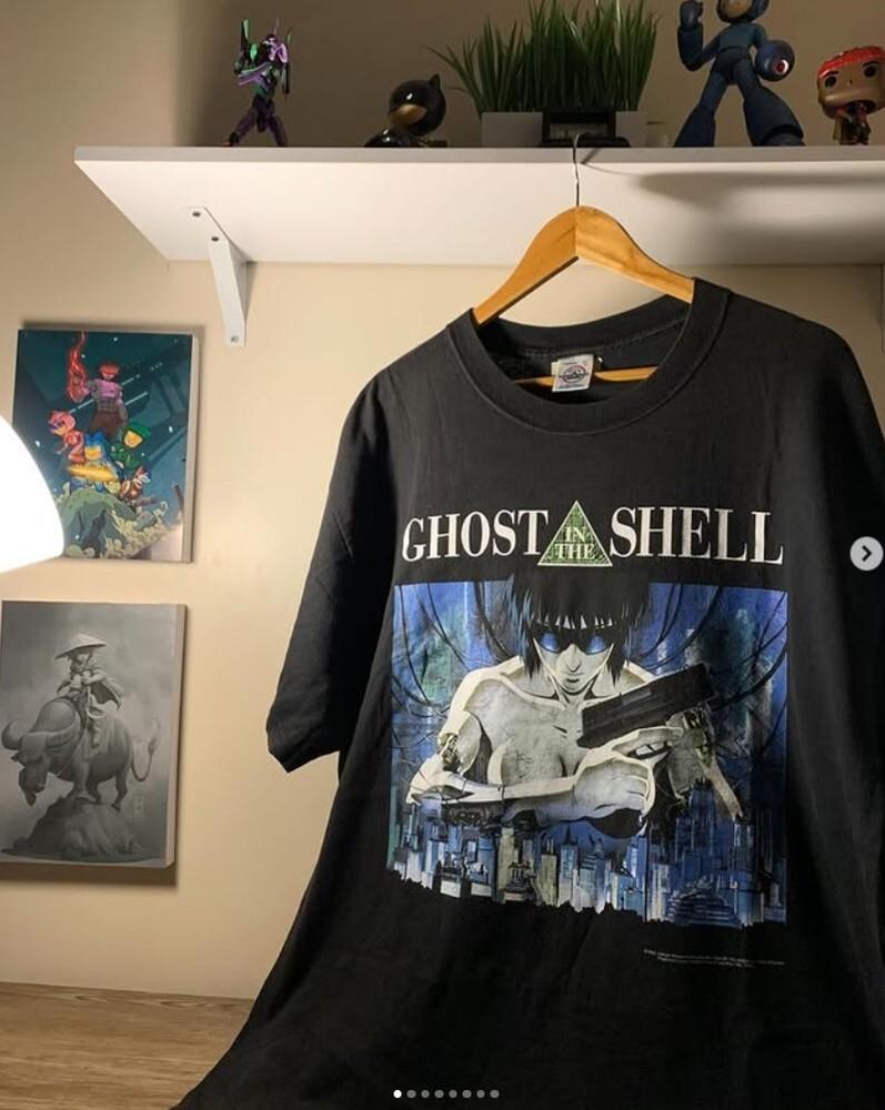 Vtg Ghost In The Shell Reprint Fans Gift Size S-4XL Unisex T-Shirt S