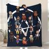 Watch Dogs 2 Throw Kid-Friendly Flannel Throw Blanket Soft Warm Anti-Static Washable All Season