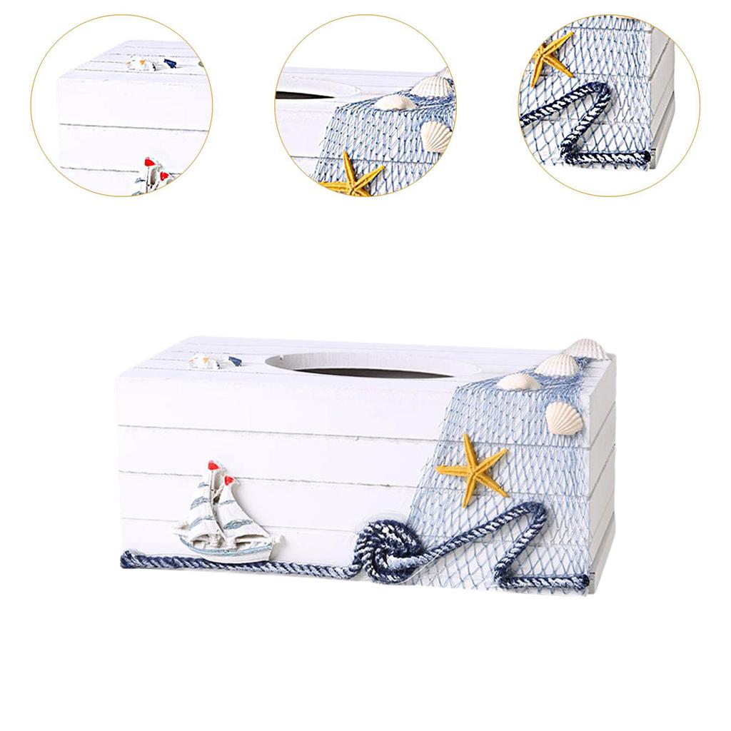 Tissue Paper Box Cover Decorative Tissue Holder Dispenser Toliet Vanity Home