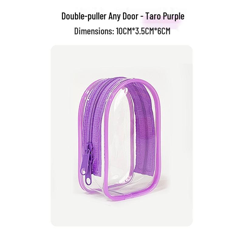 High-Transparency Double Zipper Blind Box Doll Bag - Outdoor PVC Itabag