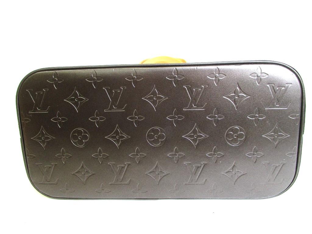 Äkta LOUIS VUITTON Monogram Svart Läder Toteväska Handväska Stockton #9369 Säljaren renoverad