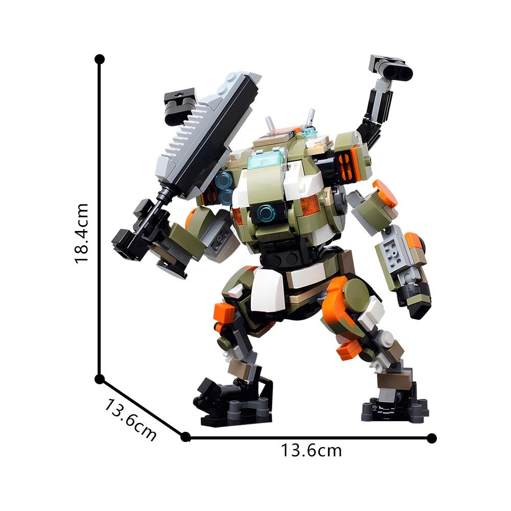MOC Popular Games Titanfall 2 Mecha Bricks Model BT 7274 Titan Battle Robot DIY Building Blocks Assemble Toys Kids Birthday Gift