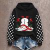 Women's Christmas Print Long Sleeve Top Casual Comfortable Winter Blouse for Holiday Wear