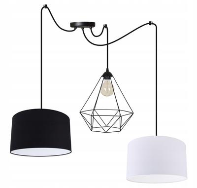 Loft Ceiling Hanging Lamp Wire Spider Lampshade
