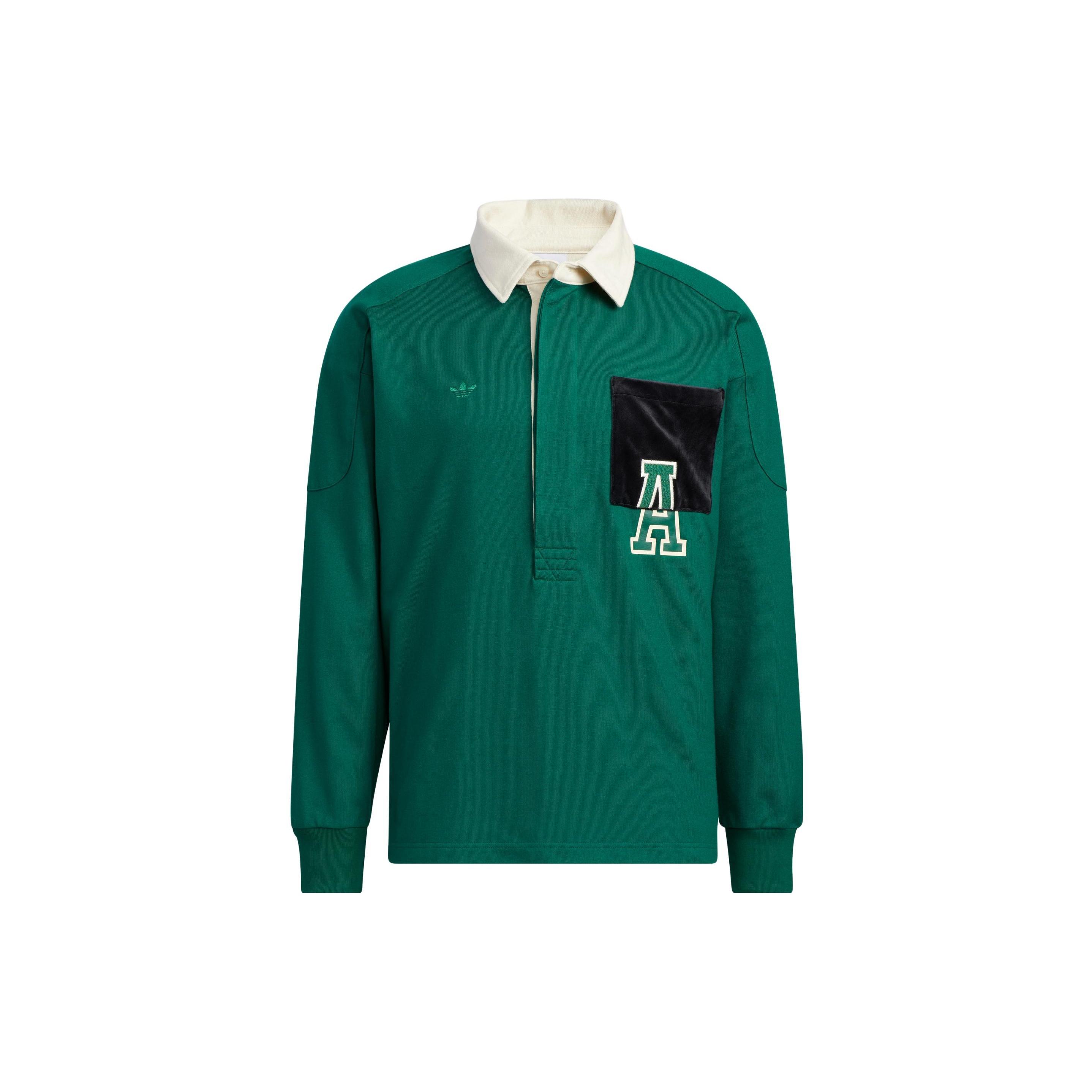 adidas Anti University Polo Shirt Dark Green Men s HY7236 XS
