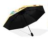 1 PC Automatic Folding Umbrella - Cute Parrot Pattern, Portable & Foldable Design with 8 Ribs, Christmas Birthday Gifts
