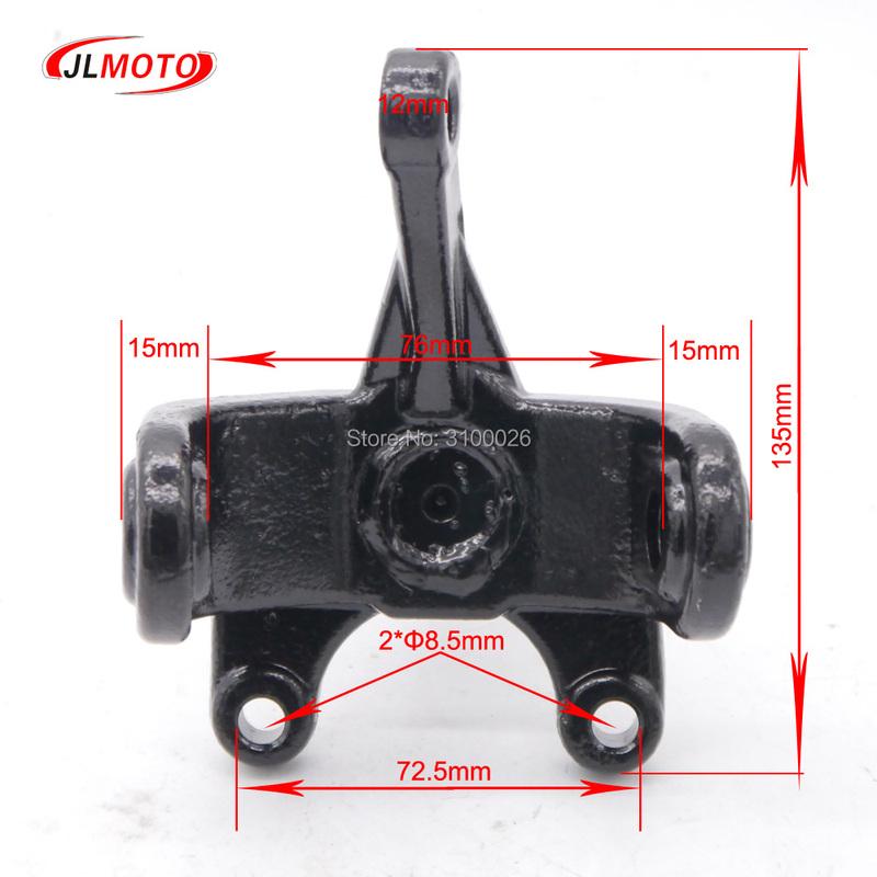 1Pair/2pcs Steering Strut Knuckle Spindle Fit ForJinling ATV JLA-21 B JLA-923 250cc 250cc Go Kart Buggy UTV Quad Bike Parts