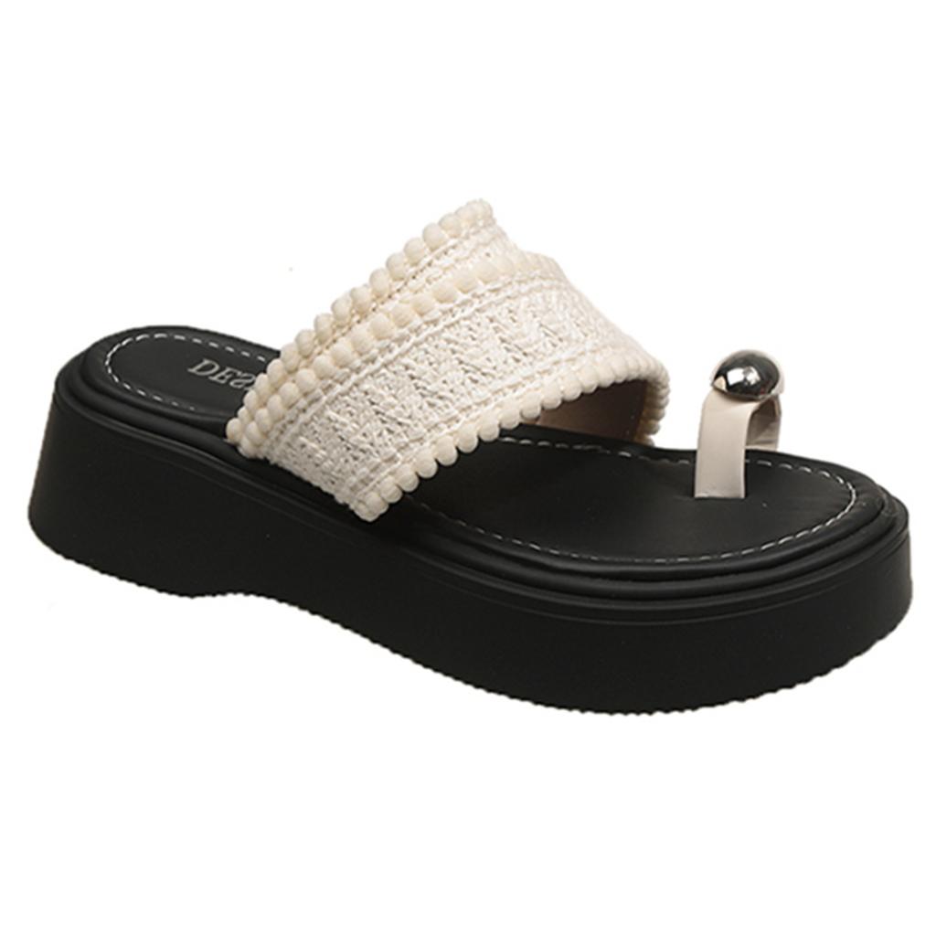 Fashion Slippers Women Summer Shoes Slides Rivet Fashion Rubber Flip Flops Platform Pantofle Soft Luxury Hawaiian 2025 Casual Leisure