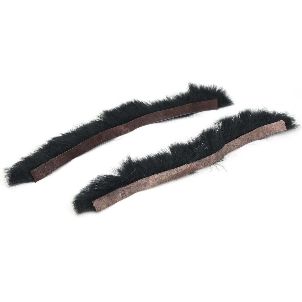 1 para z futra królika cięciwa tłumiąca miękki tłumik tradycyjny łuk akcesoria łucznicze