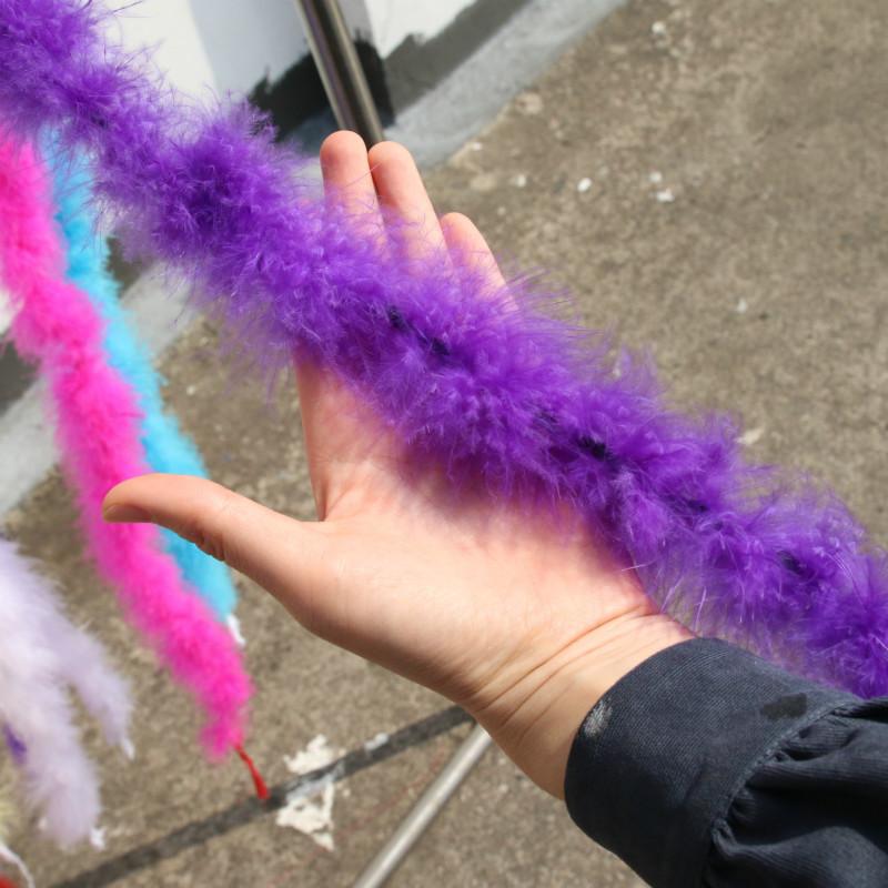 Fine Flat Feather Strip Turkey Top Strip Clothing Accessories Accessories Christmas Gifts Toys Decoration Handmade Materials