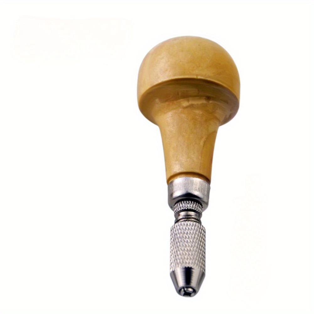 

1 шт. ручные патроны деревянные ручки штифтовые тиски ручная дрель деревянная ручка грушевидная ручка гравера для установки алмазных камней гравер Реп 1PC