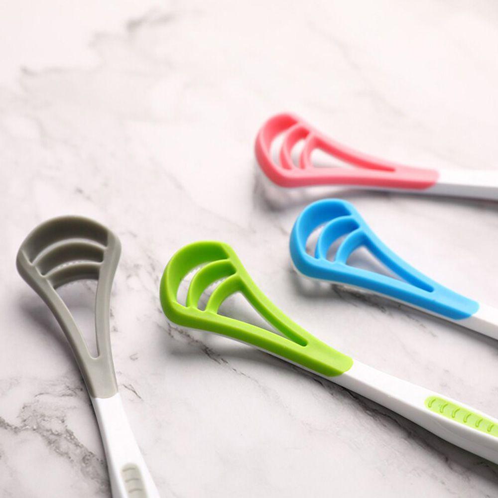 Hygiene Tools Remove Bad Breath Oral End Care Tongue Cleaner Tongue Scraper Tongue Brush Toothbrush