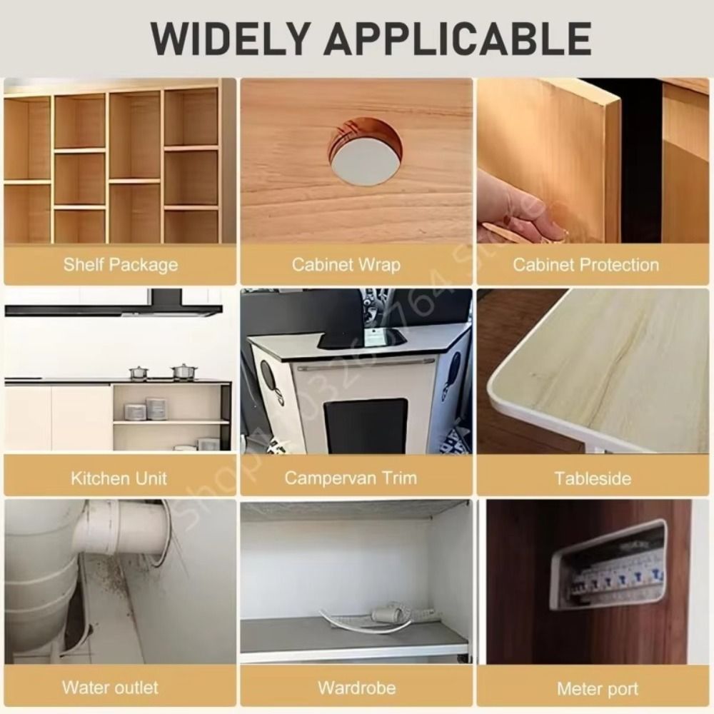 New U-shaped Edge Banding Tape Self-Adhesive TPE Rubber Edge Protector 2M Closet Decoration Tape