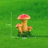 4 PCS Micro landscape DIY mushroom decoration set