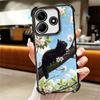 Schwarze Katze Ästhetik Muster Beschichtung Handyhülle Für Xiaomi Redmi Note 14 15 Pro Plus 13 12 11 11S 11T 10 9S 9 5G Sturzfest Airaba