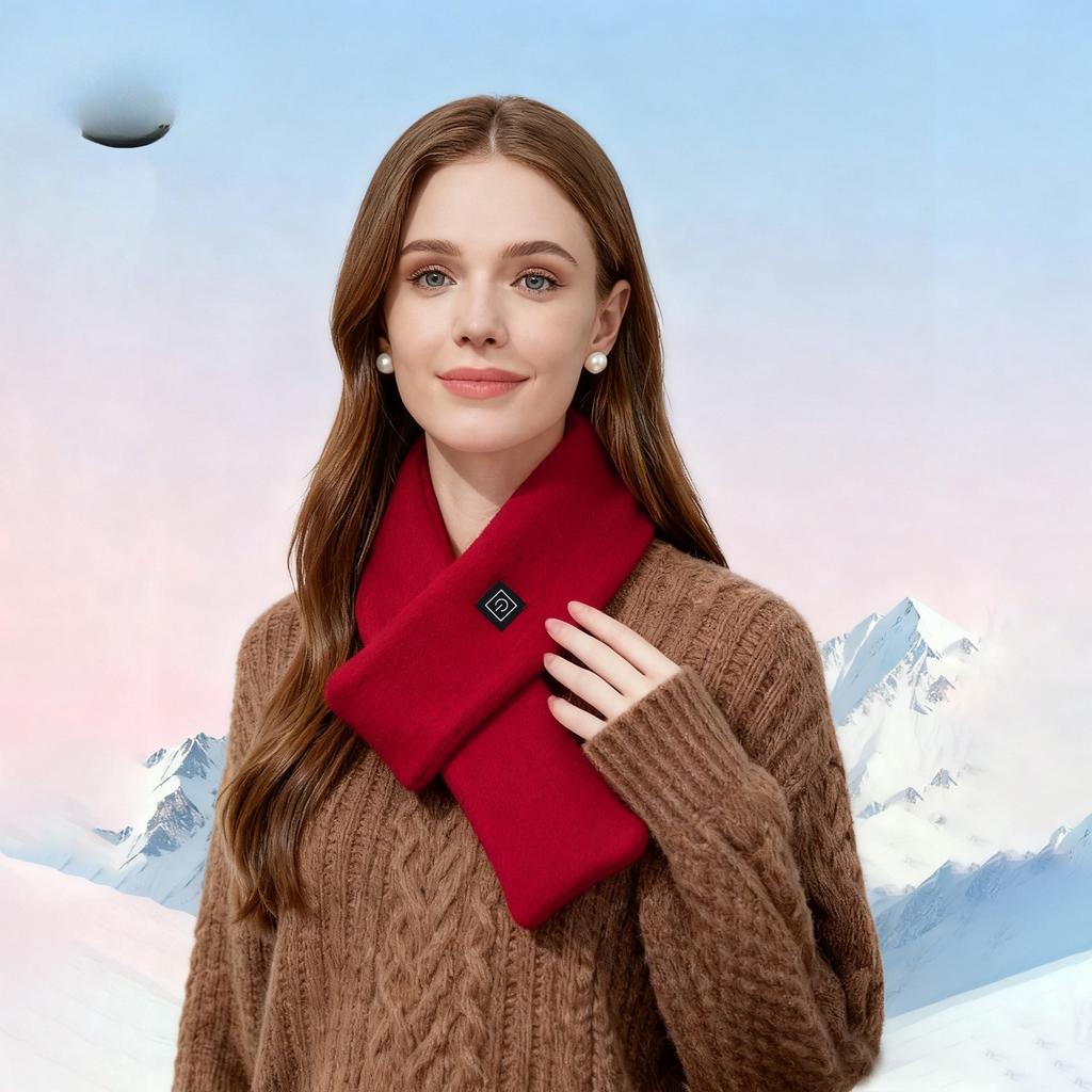 Electric Scarf, Smart Usb Charging Heating Scarf, Winter Electric Heating Scarf, Shoulder Pads and Neck Warmers Home Heaters