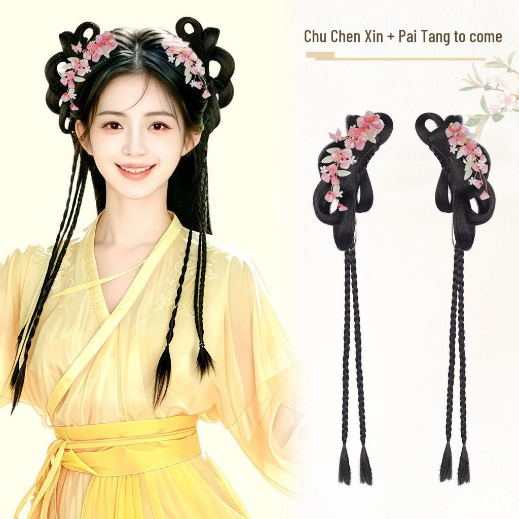 Ming Dynasty Hanfu Style Hair Bun Clip - Women's Ancient Style Wig Bun Accessory