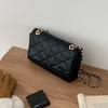 Rhombus Bag Clamshell Fashion Chain Underarm Bag Niche Versatile Messenger Shoulder Bag Women