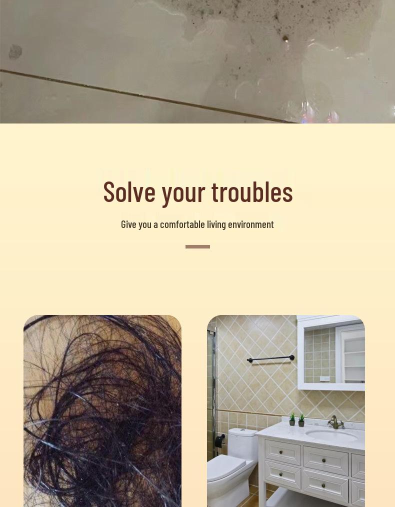 Stainless Steel Silicone Floor Scraper for Bathroom Tiles