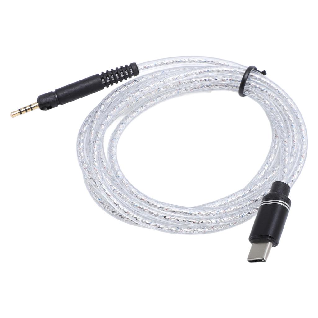 USB C to 2.5mm Headphone Cable 4.9FT Type C to 2.5mm Headphone Replacement Cord for M30X M40X M50X for HD598 599 HD558