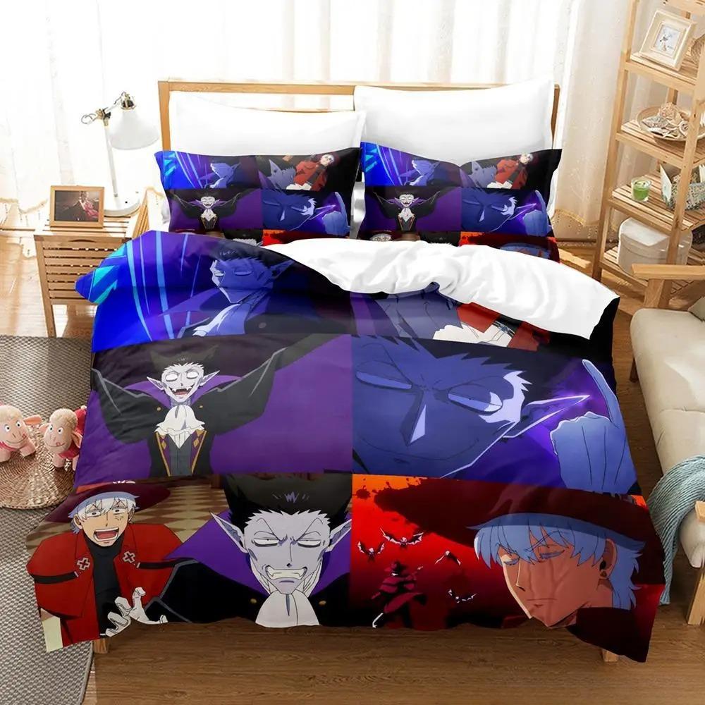 The Vampire Dies In No Time 2 Bedding Set Cartoon Anime three-piece Set Adult Kid Bedroom Duvet Cover Sets 3D Print Kawaii Anime