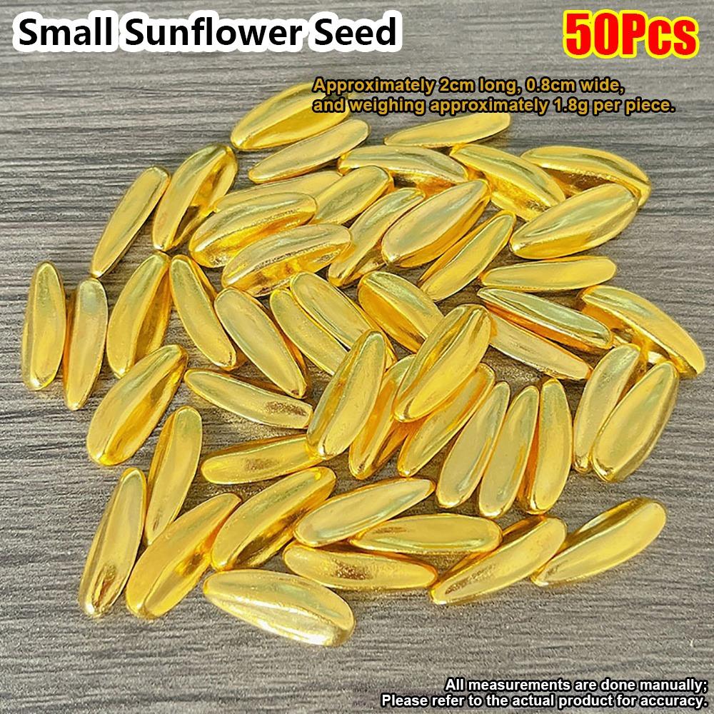 50/100Pcs Durable Alloy Small Gold Bar Solid Mini Wealth Attraction Ornament Golden Brick Craft Home Decoration