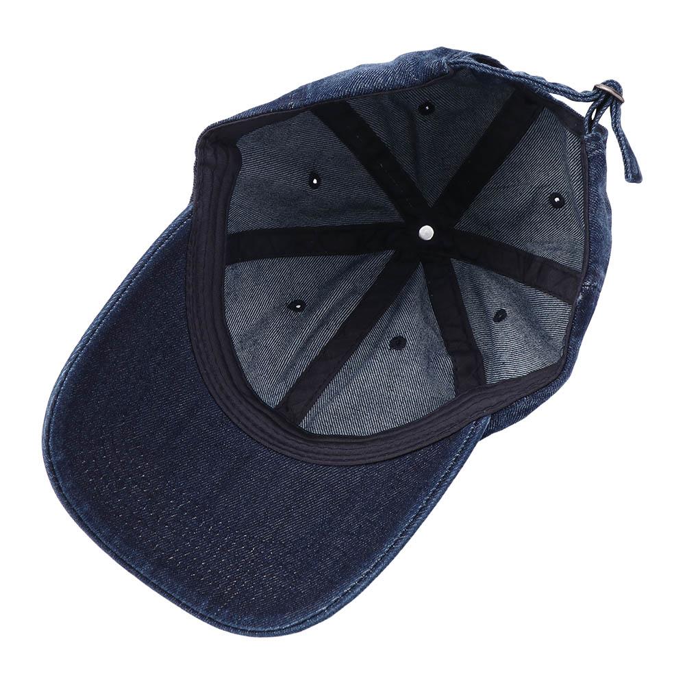 Korean Style Denim Baseball Cap Solid Color Peaked Hat Casual Sun Hat Girl