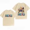 Unisexs Clothing New 100 Cotton Breathable Summer TShirt One Piece Luffy Print Casual Streetwear Unisexs TShirt